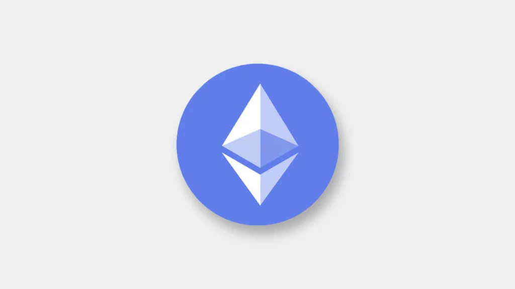 Ethereum cryptocurrency Logo Illustration